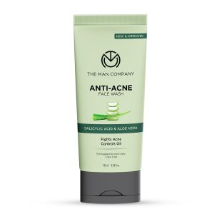The Man Company Anti Acne Face Wash For Man I 2% Salicylic Acid for Acne Prone, Oily Skin | Prevents Pimples | Reduces Excess Oil | Hydrates & Soothes 75ml