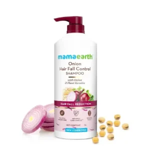 Mamaearth Onion Shampoo for Hair Growth and Hair Fall Control 1000 ml