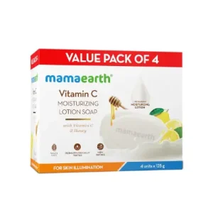 Mamaearth Vitamin C Moisturizing Lotion Soap(Value Pack of 4) - 125 g X 4 Units