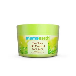 Mamaearth Tea Tree Oil Control Face Pack With Tea Tree & Salicylic Acid For Normal To Oily Skin - 200G,