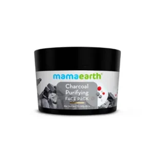 Mamaearth Charcoal Purifying Face Pack with Activated Charcoal & Glycolic Acid for Skin Detoxification - 200g