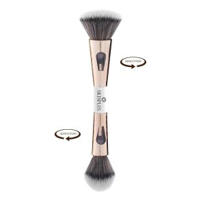 Styglo SKINPLUS 4-in-1 Dual-Ended Makeup Brush – Foundation