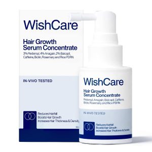 WishCare Hair Growth Serum For Scalp | 94% Saw New Hair Growth | Redensyl & Rosemary Oil | 100% Saw Hairfall Reduction | In-Vivo Tested | For Men & Women | 30ml