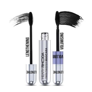 Twin Twister Mascara, Bold Black, 2-in-1 Volumising & Lengthening, Waterproof, Smudge-Proof, Curl Enhancing, Clump-Free, 12ml
