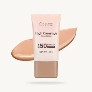 Mars High Coverage Foundation  | SPF 50PA++++ UVA/UVB Color: 06 honey tan (40ml)