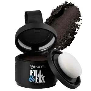 MARS Fill & Fix Hair Cover Up Powder (3.8 gm) (Dark Brown)