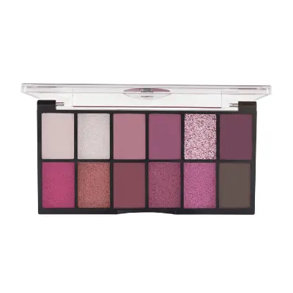 MARS 12 Shades Dance of Joy Eyeshadow Palette | Highly Pigmented and Blendable | Multicolor | Matte and Shimmer Finish (13.2g) (01-Multicolor)