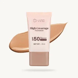 Mars High Coverage Foundation  | SPF 50PA++++ UVA/UVB Color: 08 deep tan 40ml