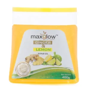 Max Glow Ginger & Lemon Scrub Gel 450g