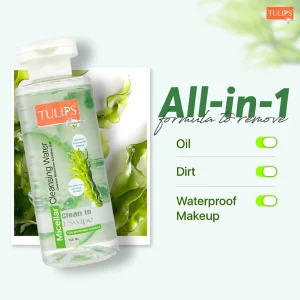 Tulips Makeup Remover Kit - Tulips Micellar Water 150ml