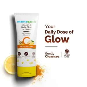 Mamaearth Vitamin C Face Wash with Vitamin C and Turmeric for Skin Illumination - 100ml