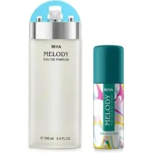 RIYA Melody Green Perfume 100 ML | Melody Deo 40 ML | Floral Fragrance Eau de Parfum  -  140 ml (For Women)