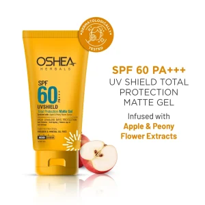 Oshea Herbals Uv Shield Total Protection Matte Gel SPF-60 PA+++ All Skin Type 60g