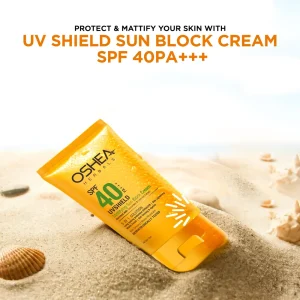 Oshea Herbals Uv Shield Mattifying Sun Block Cream SPF 40 PA +++ All Type Skin 120g