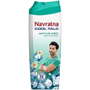 Navratna Cool Talc - Active Deo, 400 g