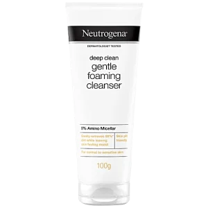 Neutrogena Deep Clean Foaming Cleanser, 100 g Tube