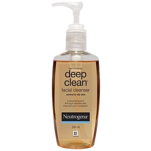 Neutrogena Deep Clean Facial Cleanser - Normal to Oily Skin, 200 ml Bottle