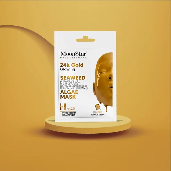 Moonstar 24K Gold Seaweed Algae Mask 25g+75ml