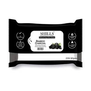 Shills Wet Wipes Charcoal