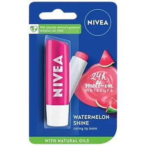 Nivea Caring Lip Balm, 4.8 g Watermelon Shine