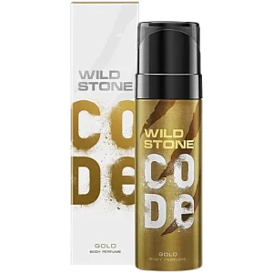 Wild Stone Code Gold Body Perfume - Refreshing & Long-Lasting Fragrance, For Men, 120 ml
