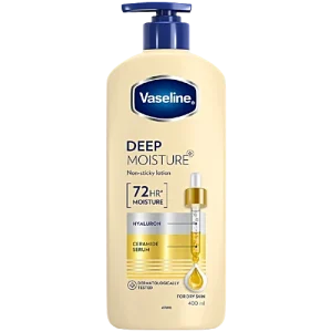 Vaseline Deep Moisture Body Lotion - With Ceramide Hyaluron, For Dry Skin, 400 ml