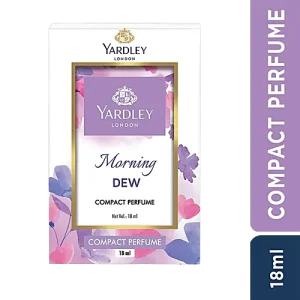 Yardley London Morning Dew Compact Perfume| 90% Naturally derived, 18 ml