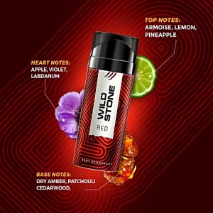 Wild Stone Red Deodorant Spray, 225 ml