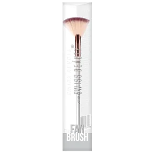 Swiss Beauty Fan Brush - With Synthetic Bristles, For Precise Application, 1 pc