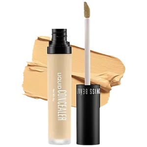Swiss Beauty Liquid Concealer - Lightweight, Matte Finish, Easy To Blend, 5.6 g Yellow