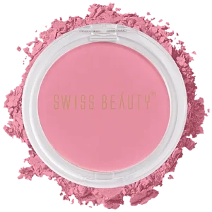 Swiss Beauty Professional Matte Blusher - Lightweight, Easy To Blend, Just Rose