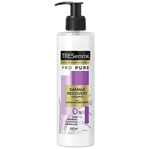 Tresemme Pro Pure Damage Recovery Shampoo, with Fermented Rice Water, Sulphate Free & Paraben Free, for Damaged Hair, 390 ml