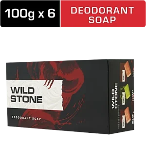 Wild Stone Deodorant Soap Combo - Ultra Sensual, Forest Spice & Musk, Long-Lasting Fragrance, 100 g (Pack of 6)