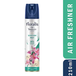 Yardley London Floralis Scottish Mist Home Fragrance Spray/Air Freshener, 210 ml