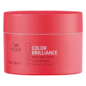 Wella Professionals Invigo Color Brilliance Hair Mask for Vibrant, Long-Lasting Color with Lime Caviar, 150 ml