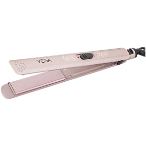 Vega K Shine Hair Straightener For Women With Keratin Infused Plates, Rose Gold, VHSH 28, 1 pc
