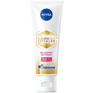 Nivea Luminous Even Glow Oil Control Day Cream - SPF 50, 40 ml