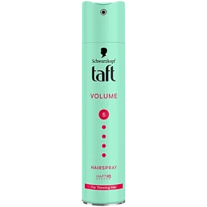 Schwarzkopf Taft Volume Hair Spray Hold 5 - Long-Lasting Lift & Suppleness, 250 ml