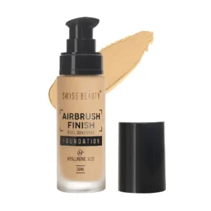 Swiss Beauty Airbrush Finish Full Coverage Foundation Shade- 02 Fair Ivory
