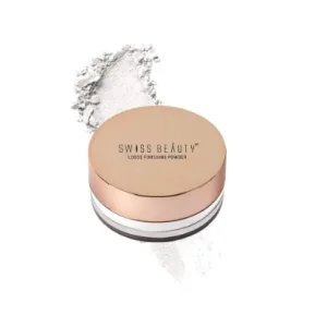 Swiss Beauty Ultra Fine Loose Finish Powder, Face Makeup, Shade-06 Transparent, 8gm