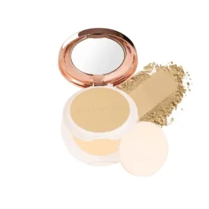 SWISS BEAUTY Oil Control Compact Powder Face MakeUp SkinBeige 2 10g, Skin Beige