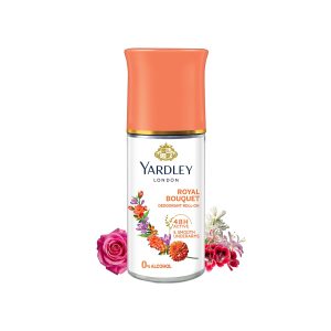 Yardley London London Rose Deodorant Roll-On Antiperspirant - For Women, 50 ml