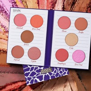 COSLUXE IMAGIC 10 Color Blusher Palette | The Blush Book Private Collection | Long Lasting High Pigment Matte Pressed Powder Blush 39.8g for Women and Girl