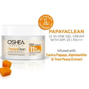 Oshea Papaya Clean 11 in One Gel Cream with SPF-25 | PA+++ 30g