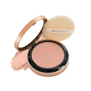 Swiss Beauty Silky and Smooth Powder with SPF-15  01 :  Nude-Beige