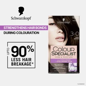 Schwarzkopf Colour Specialist Permanent Hair Colour 3-0 Imperial Brown 60ml+60ml