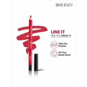 Swiss Beauty Bold Matt Lip Liner - 05 Hot Red