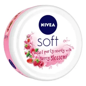 Nivea Soft Berry Blossom Light Moisturizing Cream (100ml)