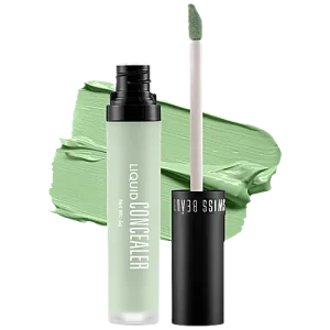 Swiss Beauty Liquid Concealer - Lightweight, Matte Finish, Easy To Blend, 5.6 g Green