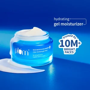 Plum 2% Niacinamide & Rice Water Brightening Gel Moisturizer For Clear & Bright Skin 50G